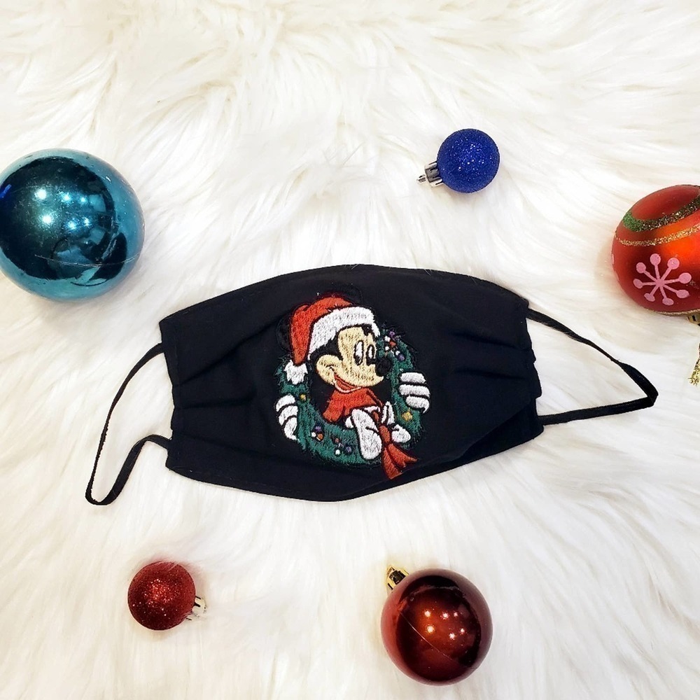𝅺CHRISTMAS embroidered face mask